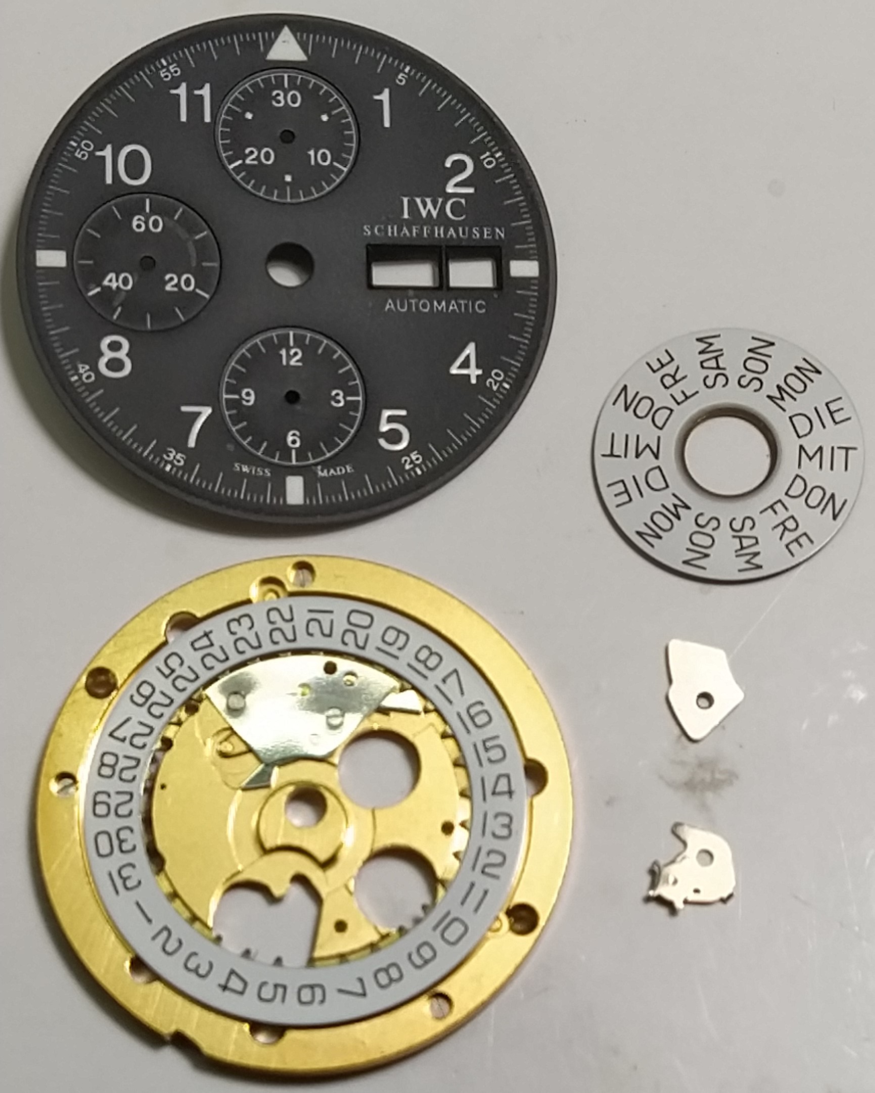 Eta 7750 chronograph movement overhaul