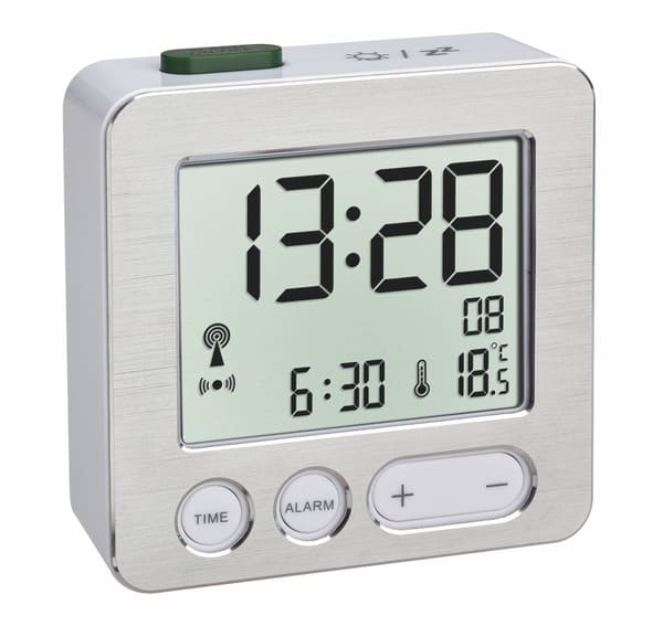 Digital Alarm Silver