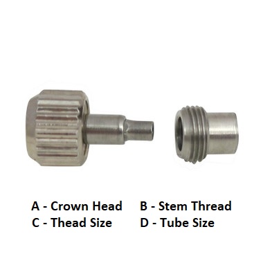 Screw-type Waterproof Crown